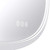 Olek Round White LED Illuminated Bathroom Wall Mirror - Euro Mirror Australia