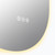 Käpsel Frameless Oval LED Illuminated Bathroom Mirror 500x1000mm, Australia