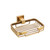 Modern Matte Brass Wall Mounted Soap Basket for Luxury Bathroom Organization in Australia