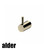 Alder Avva Round Brass Robe Hook for modern Australian bathrooms.