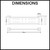 Dimensional technical drawing for the Alder Taya Solid Metal Shower Shelf in Matte Brass showing 400mm width and 115mm depth for Australian bathroom installations.