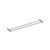 ALDER AVVA Round Double Towel Rail 600mm in Brushed Nickel finish, contemporary metal bathroom accessory, designed in Australia.