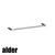 Modern Chrome Round Hand Towel Rail - 300mm Alder AVVA Bathroom Accessory Australia