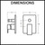 Alder QAAD Shower Bath Diverter Dimensions and Technical Drawing Chrome Finish Australia