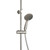 Classic Brushed Nickel Single Function Handheld Shower Rail Set for Modern Australian Bathrooms