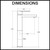 Detailed technical drawing and dimensions of the Alder Kali Extended Basin Mixer Tap with Save Mode for modern Australian bathroom installations.
