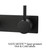 Modern minimalist matte black wall mounted bath and basin mixer with 180mm backplate and pin lever for contemporary Australian bathrooms.