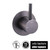Modern Matte Graphite Wall Mounted Shower or Bath Mixer Tap by Alder, available at Renovator Store Australia.