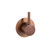 Vito Bertoni WISH2 Matte Copper Wall Mixer with Round Pin Handle for Modern Bathroom Renovations Australia