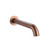 Vito Bertoni WISH2 Matte Copper 220mm Curved Wall Bath Spout by Alder, Modern Australian Design Bathroom Tapware.