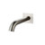 Alder Wish2 Brushed Nickel Wall Basin Bath Mixer Spout with 180mm Backplate for modern Australian bathrooms.