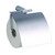 Modern wall-mounted stainless steel toilet paper holder with dust-proof cover for contemporary Australian bathrooms.