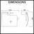 Detailed technical diagram showing the dimensions of a wall-mounted stainless steel toilet paper holder with cover for Australian bathroom installations.