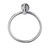 Della Francesca Polished Chrome Round Towel Ring 177mm Wall Mounted Bathroom Accessory Australia