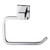 Della Francesca Carlos Square Chrome Toilet Roll Holder - Wall Mounted Solid Brass Bathroom Accessory Australia