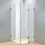Modern frameless glass shower enclosure with chrome hardware for a sleek bathroom renovation in Australia.