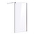 Della Frameless 10mm Toughened Safety Glass Shower Screen with Stabilising Pole for Australian Modern Bathrooms