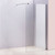 Della Francesca Single Panel Frameless Shower Screen with Stabilising Pole and 10mm Toughened Safety Glass Australia