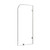 10mm Frameless Glass Shower Bath Panel with Polished Chrome Fittings for Luxury Australian Bathrooms