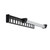 Black top mounted pull out wardrobe hanger rack for efficient closet storage solutions in Australia