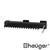 Heuger Slide-Out Side-Mounted Tie Rack in Chocolate brown, premium wardrobe organiser for Australian homes.