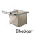 Heuger Pull Out Concealed Laundry Hamper with Single Removable Washable Cotton Bag for 600mm Kitchen or Laundry Cabinets Australia