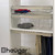 Deep pull out wardrobe wire storage basket in stainless steel for home organization in Australia.