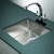 Brienz Stainless Steel Undermount Single Bowl Kitchen Sink, Durable 16 Gauge T304 Stainless Steel, Modern Australian Kitchen Design.