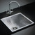 Modern square top mount stainless steel single bowl kitchen sink for Australian kitchens