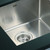 Modern double bowl stainless steel kitchen sink with rounded corners, ideal for contemporary Australian homes.
