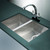 Modern undermount double bowl stainless steel kitchen sink with square corners for Australian homes.