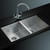 Brushed Stainless Steel Double Bowl Undermount Kitchen Laundry Sink Brienz Australia