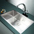 Premium handmade stainless steel kitchen sink with silky satin finish for modern Australian homes.