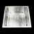 Handmade 304 stainless steel single bowl kitchen sink featuring a modern square design with tight radius corners and a satin brushed finish, suitable for undermount or topmount installation in Australian homes.