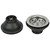 Double bowl stainless steel kitchen sink accessories including a colander and rolling mat for modern Australian kitchens.