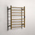 Hotwire Curved Bar Gold Finish Heated Towel Rail with Built-in Timer for Australian Bathrooms
