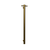 Hotwire Vertical Heated Towel Rail 12V Single Round Bar Brushed Gold Bathroom Accessory Australia