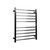 Modern Gun Metal Finish 10 Square Bar Heated Towel Rail for Australian Bathrooms