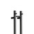 Hotwire Vertical V2 Matte Black Heated Towel Rail - Modern Bathroom Accessory Australia