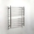 Smooth chrome finish wide heated towel rack for modern Australian bathrooms