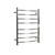 Luxury Chrome 8-Bar Heated Towel Rail with Built-in Timer for Australian Bathrooms