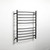 Gunmetal Grey Electric Heated Towel Rail in Rustic Bathroom Interior Australia