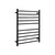 Modern 10 Bar Round Stainless Steel Heated Towel Rail with Built-in Timer for Energy Efficient Bathroom Drying in Australia
