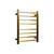 Modern 8-bar square electric heated towel rail in chrome finish for Australian bathrooms.