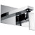 Modern chrome wall-mounted single lever mixer and spout from the Essato range by Della Francesca, ideal for contemporary Australian bathrooms.