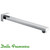 Modern chrome wall-mounted square shower arm for rain shower heads, durable brass bathroom fixture available at Renovator Store Australia.