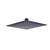 Modern 200mm square matte black rain shower head made of 304 stainless steel for contemporary Australian bathrooms.