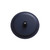 Modern 200mm round matte black rain shower head featuring an adjustable swivel ball joint for a luxury rainfall experience in Australian bathrooms.