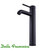 Della Francesca Piero Tall Matte Black Single Lever Basin Mixer Tap for Modern Bathrooms Australia
