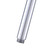Polished chrome round ceiling mounted shower arm with 200mm length and secure screw thread for rain shower heads in Australian bathrooms.